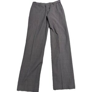 Dockers Mens Iron Free Khaki Straight Fit Grey Glen Plaid Pants‎ 32x34
